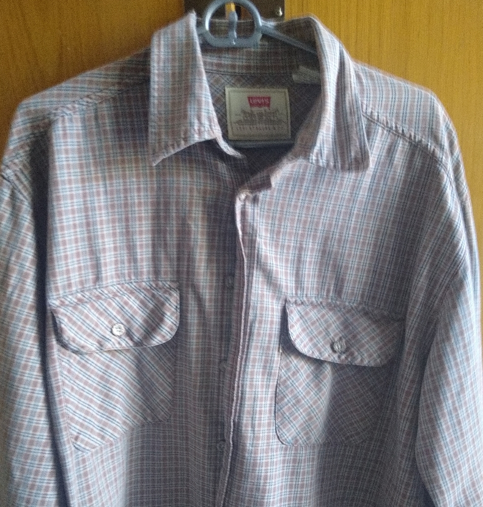 Levi strauss long sleeve flannel shirt